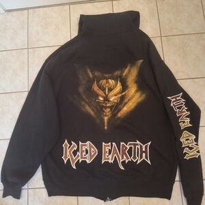 Iced Earth Plagues of Babylon Vintage Hooded Sweatshirt